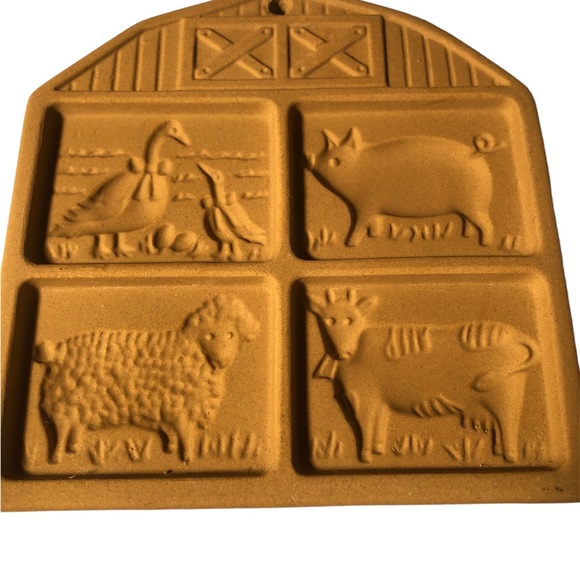 The pampered Chef Set Stoneware sensations cook book and  P/C1994 cookie mold - Picture 8 of 9